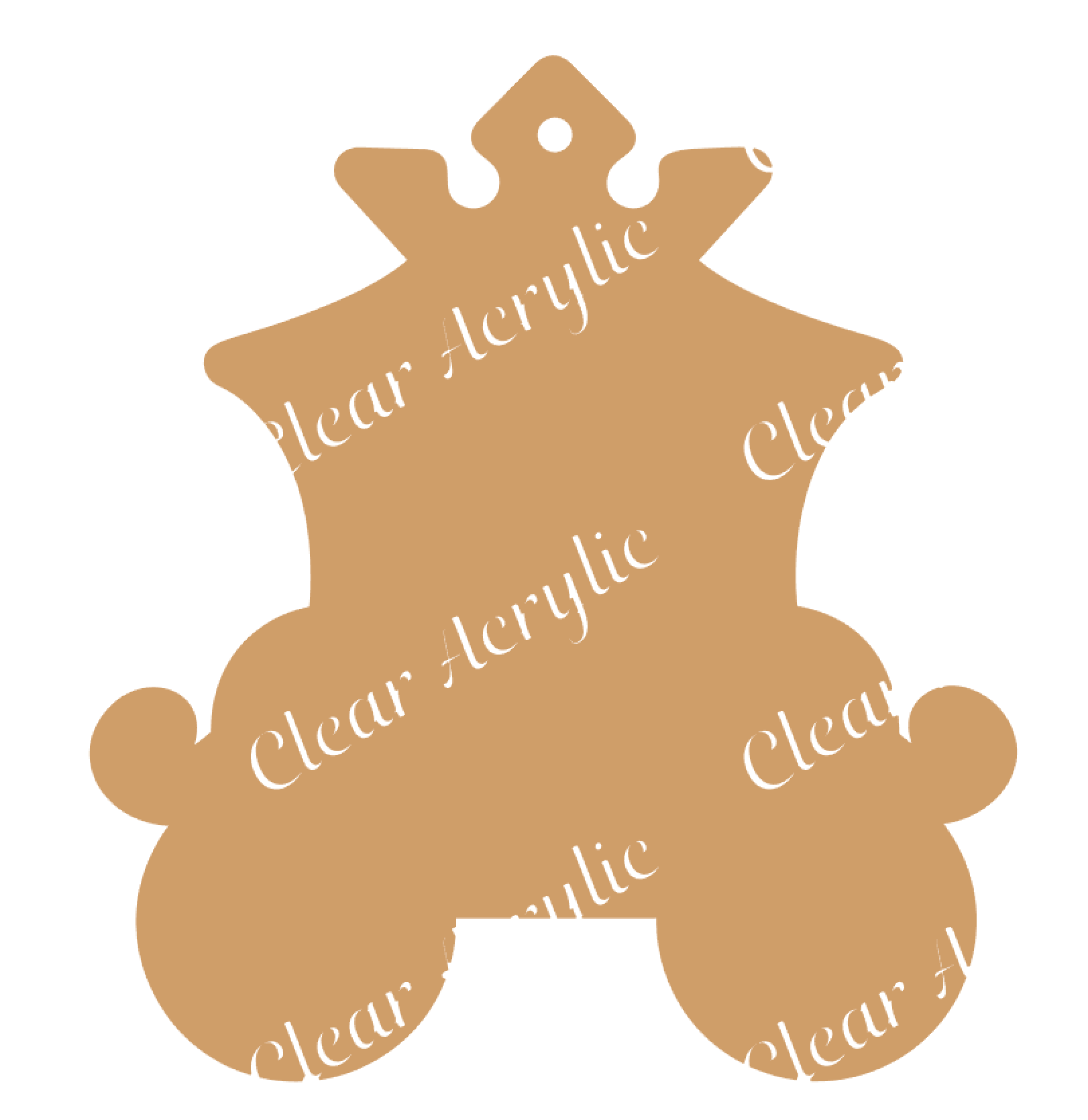 Royal Princess Carriage Acrylic Keychain Blank