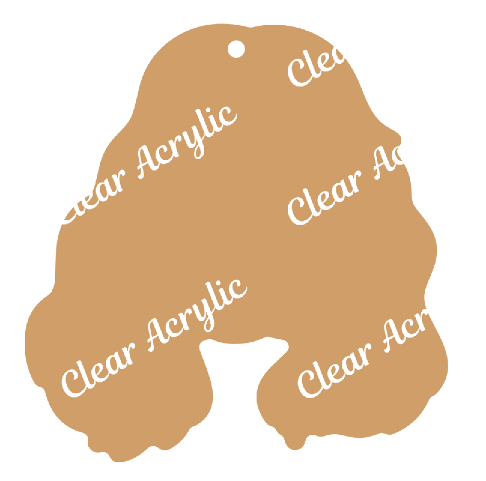 Cocker Spaniel Keychain blank