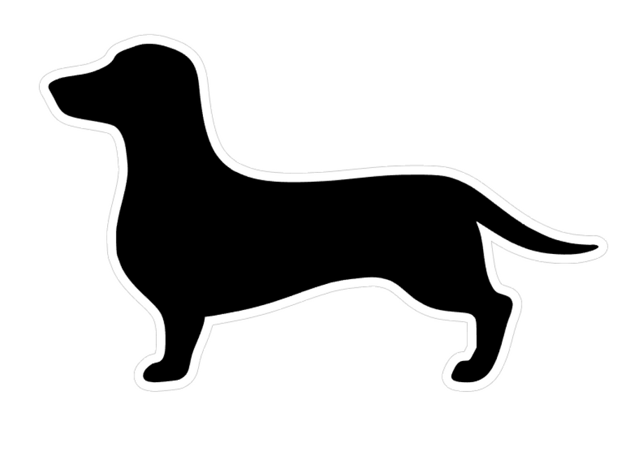 Dachshund Dog Profile Acrylic Blank
