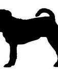 Shar Pei Dog Profile Acrylic Blank