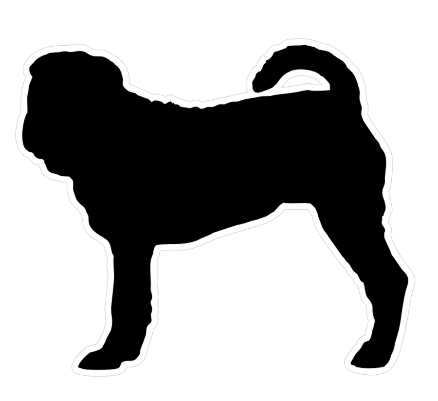 Shar Pei Dog Profile Acrylic Blank