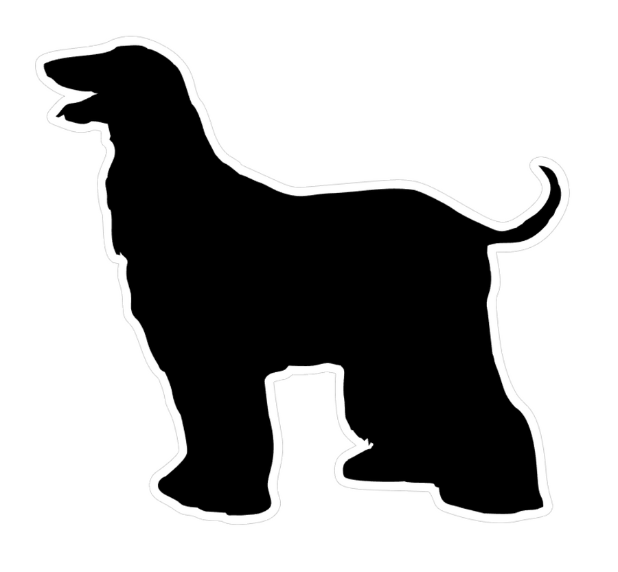 Afghan Hound Dog Profile Acrylic Blank