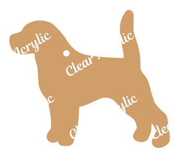 Labrador Dog Face Acrylic Keychain Blanks – Moxie Vinyls