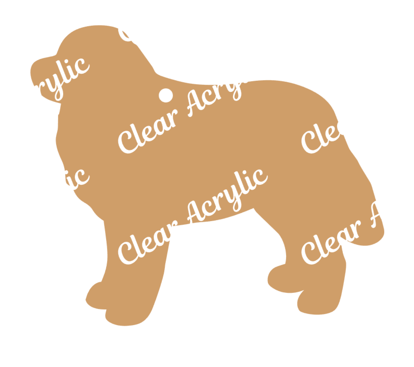 Bernese Mountain Dog Profile Acrylic Blank