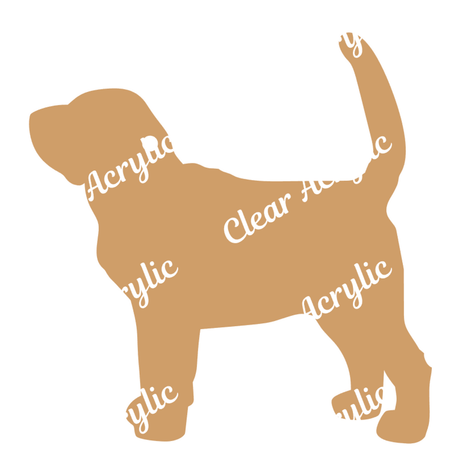 Bloodhound Keychain Acrylic Blank