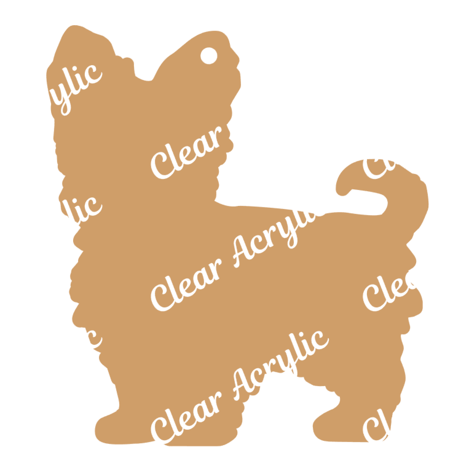 terrier acrylic blank