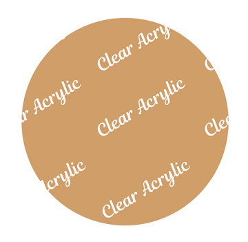 Round Circle Acrylic Blank 