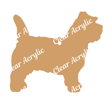 Cairn Terrier Acrylic Blank for keychains