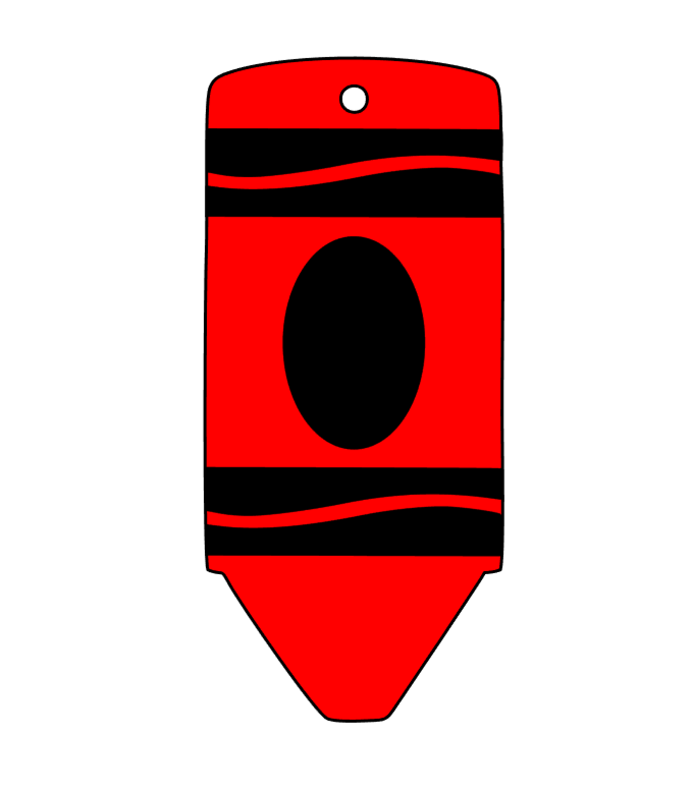 CRAYON KEYCHAIN BLANK