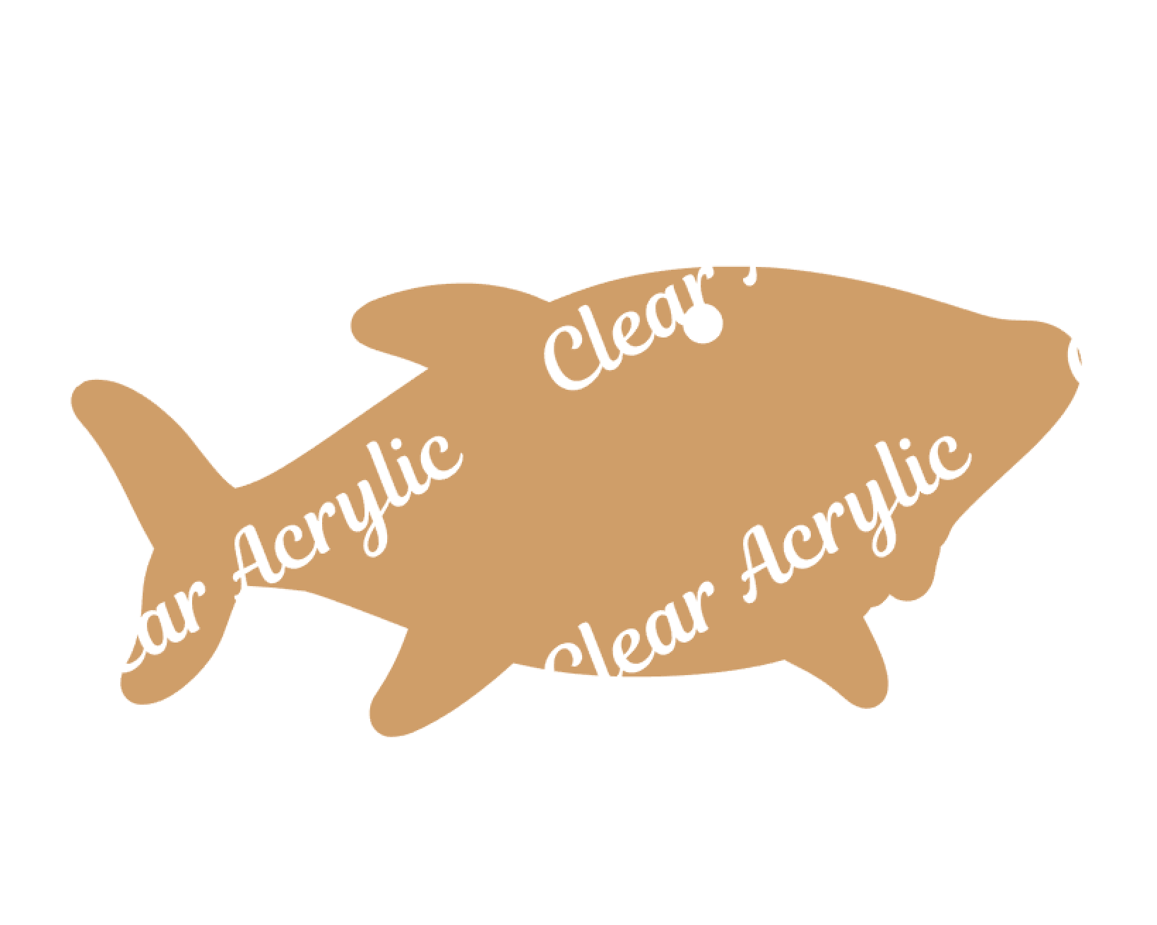 Shark Acrylic blank for key chains