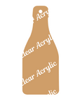 Champagne Bottle acrylic blanks