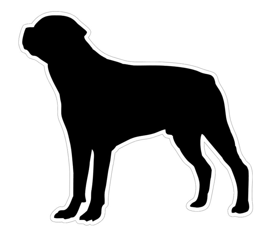 Rottweiler Dog Profile Acrylic Blank