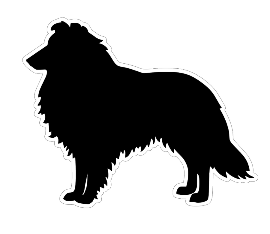 Collie Dog Profile Acrylic Blank