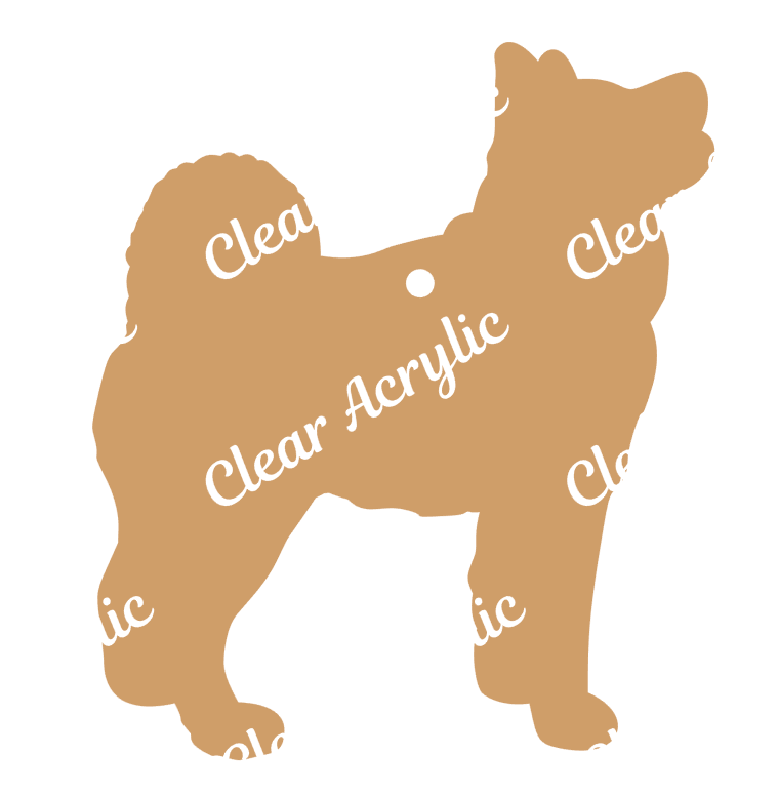 Akita Dog Acrylic Key chain blank