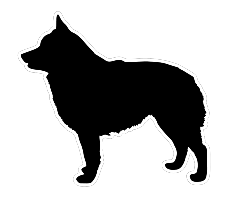 Schipperke Dog Profile Acrylic Blank