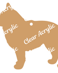 Schipperke dog keychain acrylic blanks