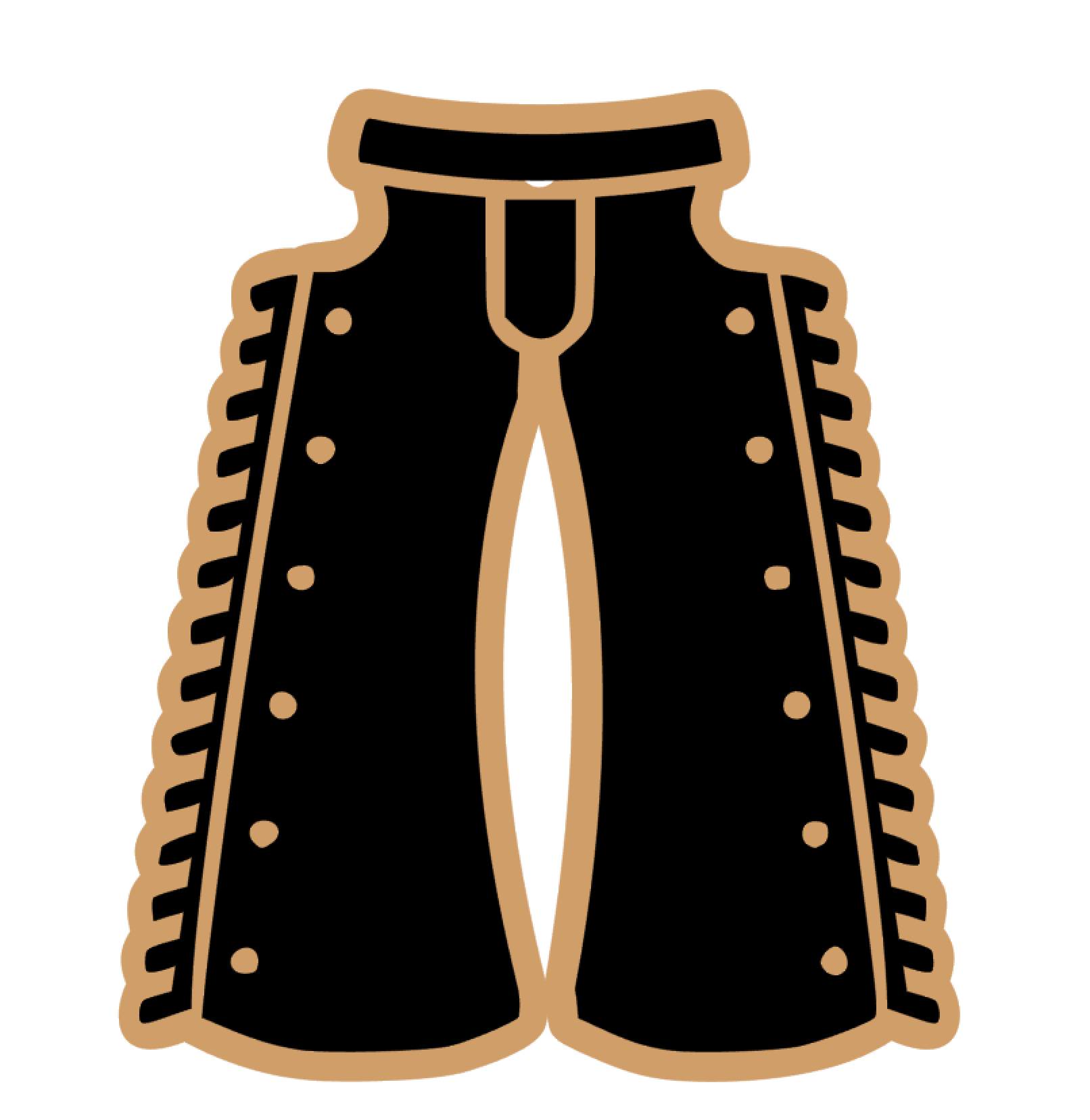 Cowboy Chaps Acrylic Blank