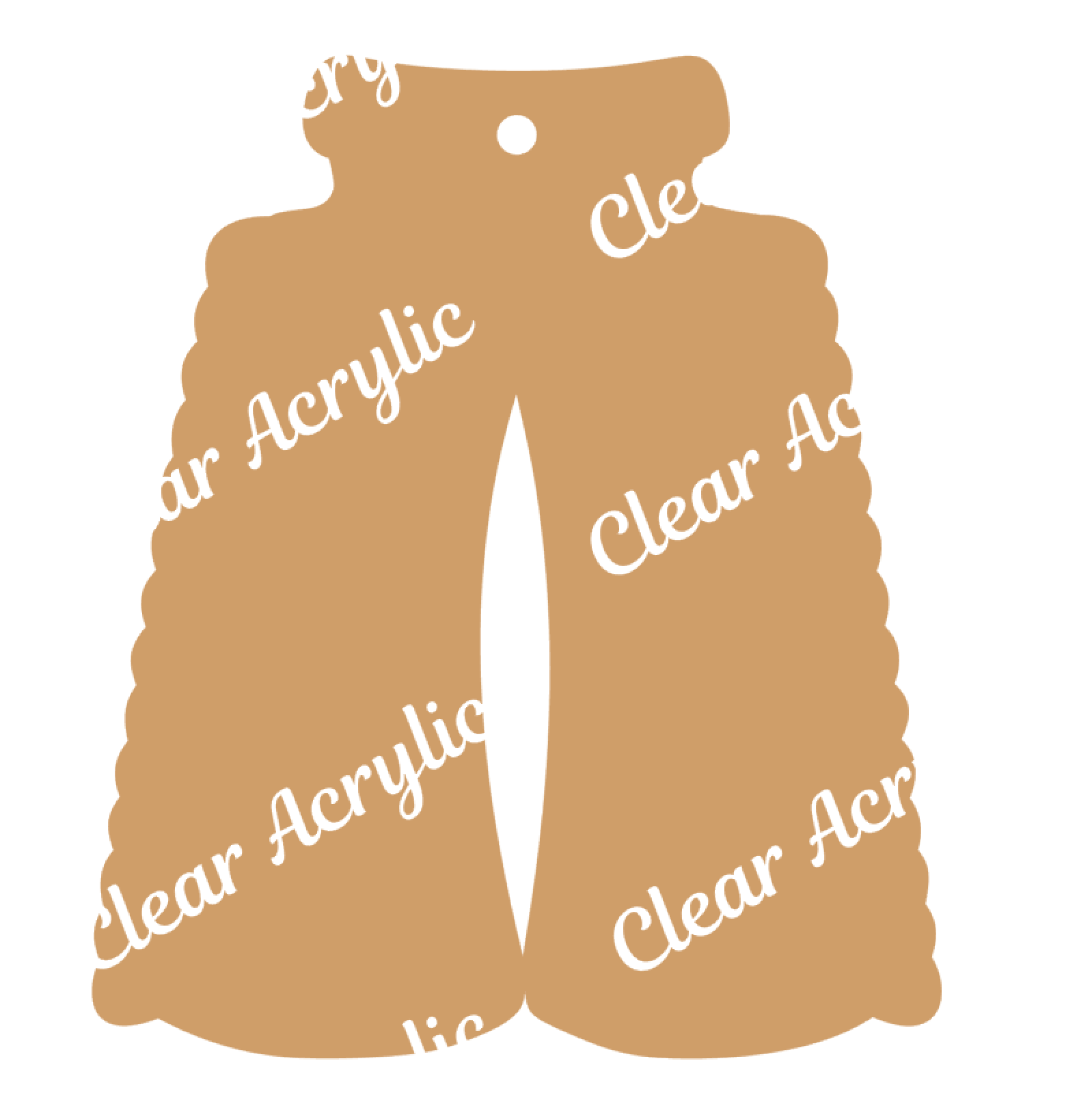 Cowboy Chaps Acrylic Blanks for key chains