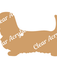 Dachshund Keychain Acrylic Blank