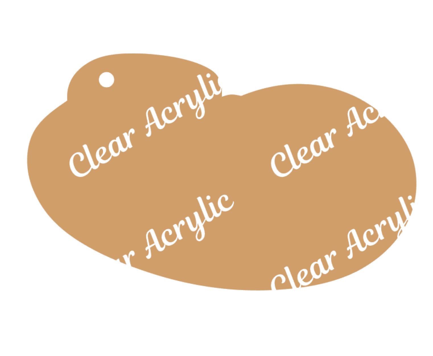 Mickey Mouse Shoe Acrylic Blank