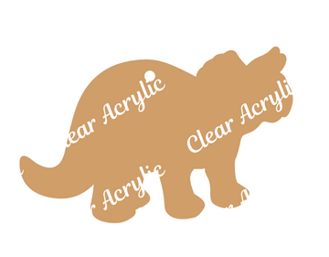 Triceratops Dinosaur Acrylic Blank