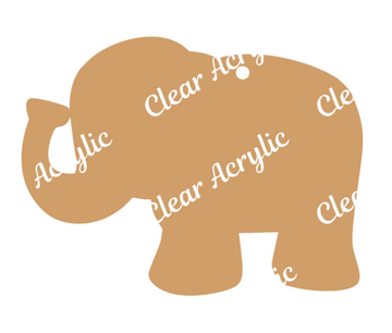 Cute Baby Elephant Acrylic Blank