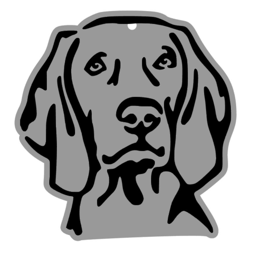 Weimaraner Dog Face Acrylic Blank