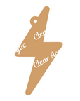 Lightning Bolt Acrylic blank