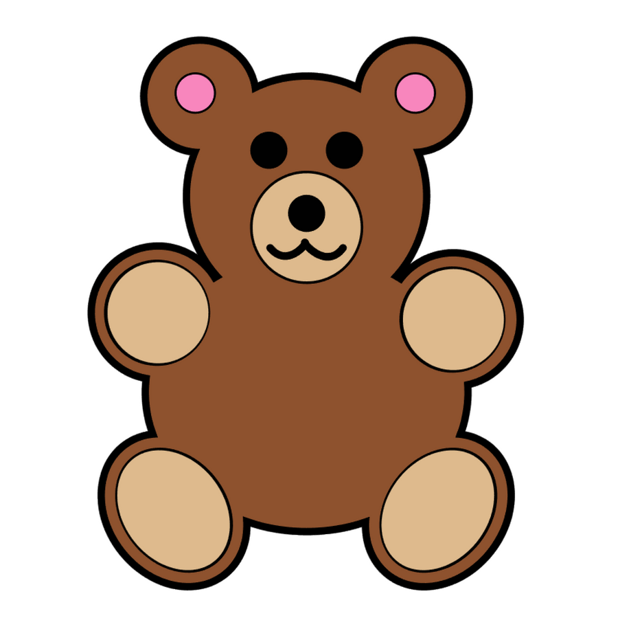 Stuffed Teddy Bear Acrylic Blank