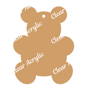 Stuffed Teddy Bear Acrylic Blank
