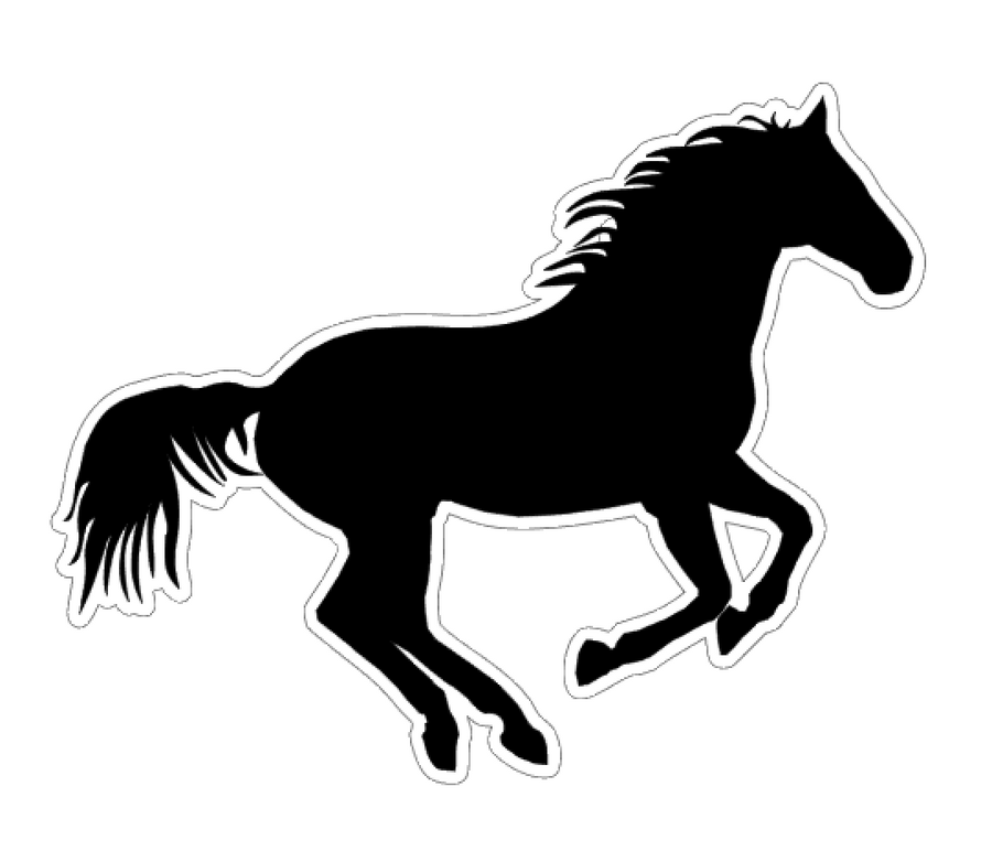 Horse Running Acrylic Blank