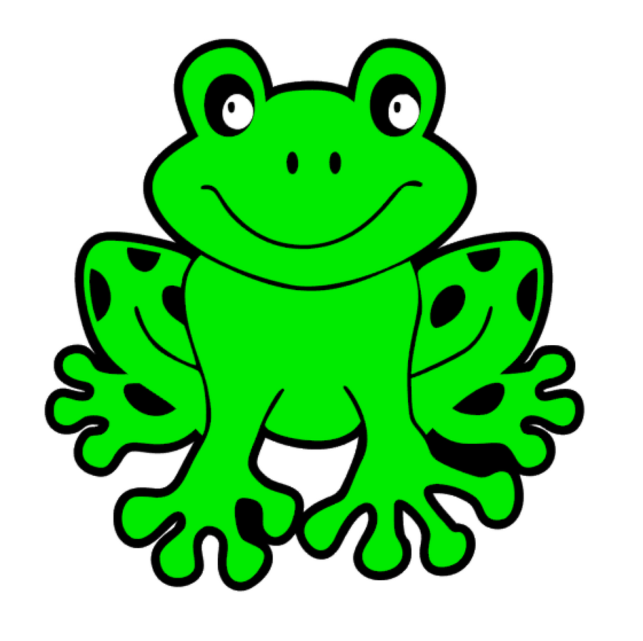 Cute Frog Acrylic Blank