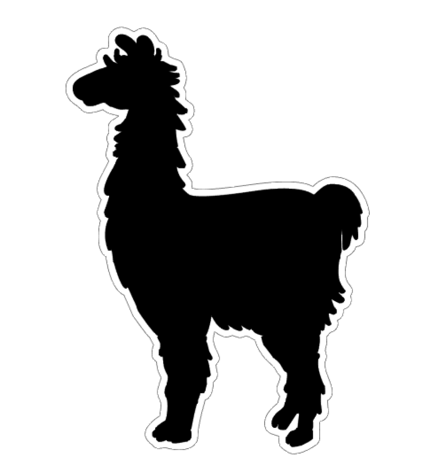Llama Profile Acrylic Blank