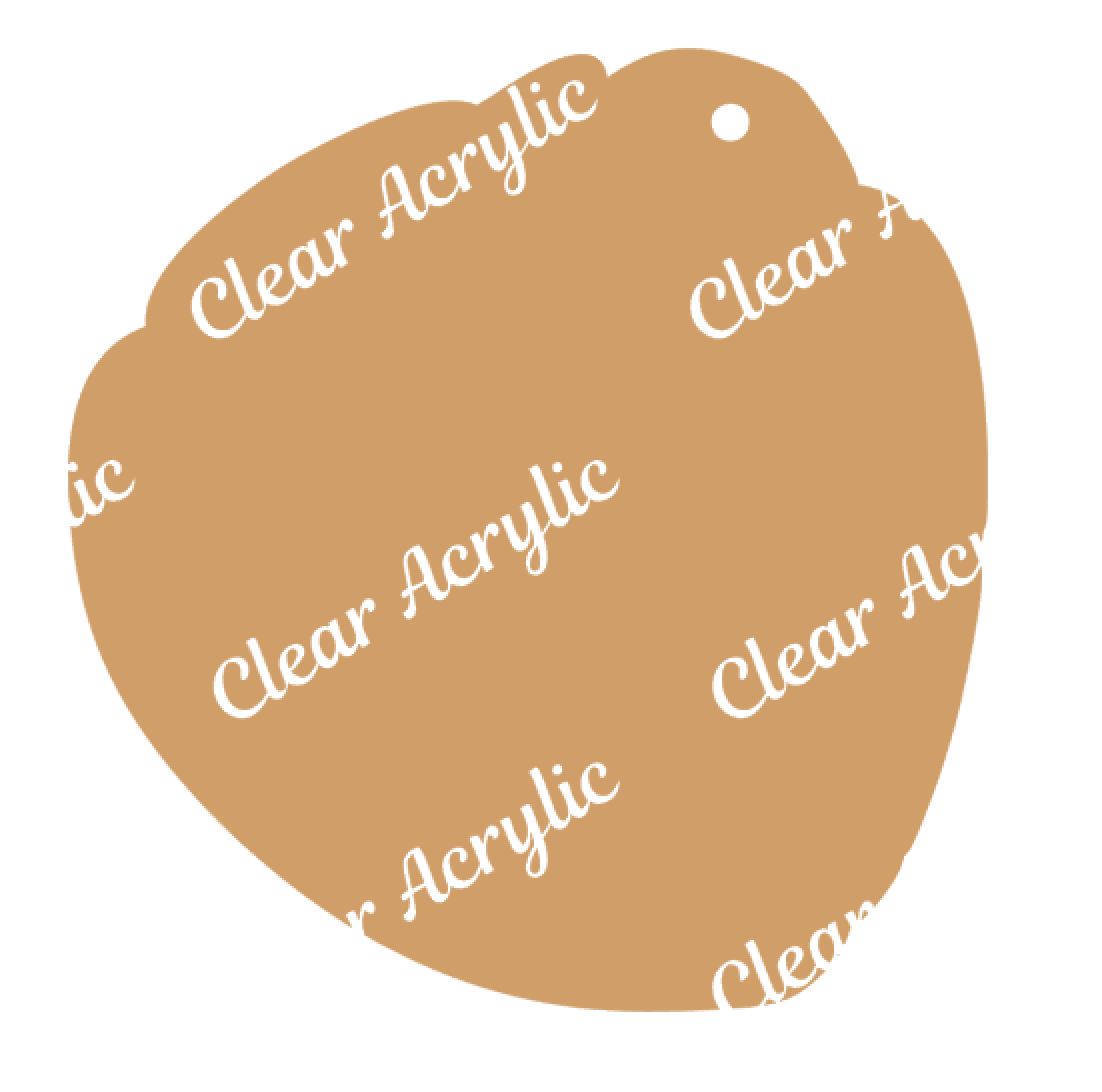 Baseball glove acrylic blank