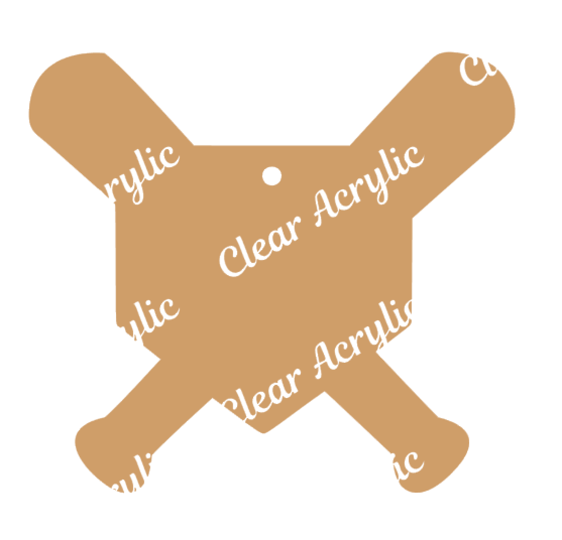 Baseball Home Plate Acrylic blank