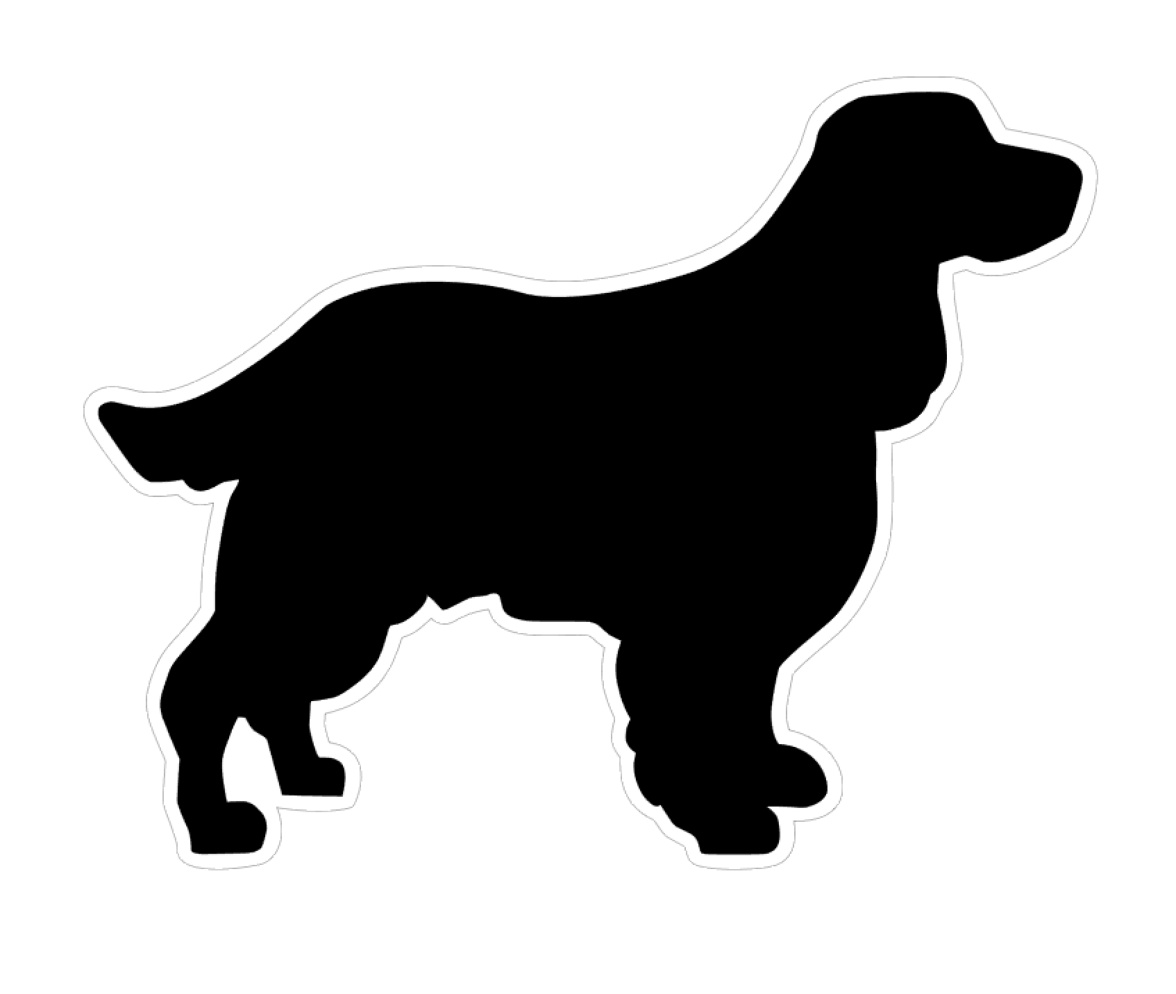 Springer Spaniel Acrylic Key Chain Blank – Moxie Vinyls
