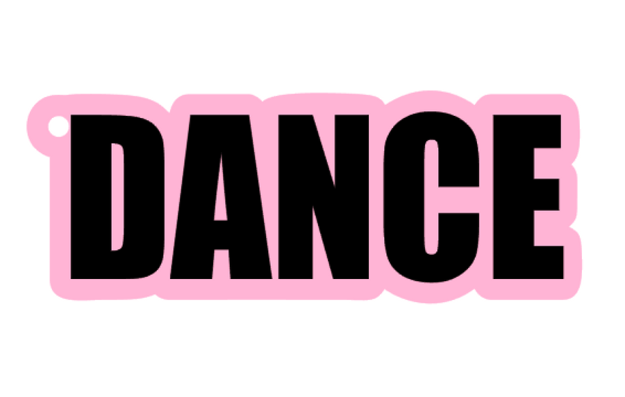 DANCE Word Acrylic Blank