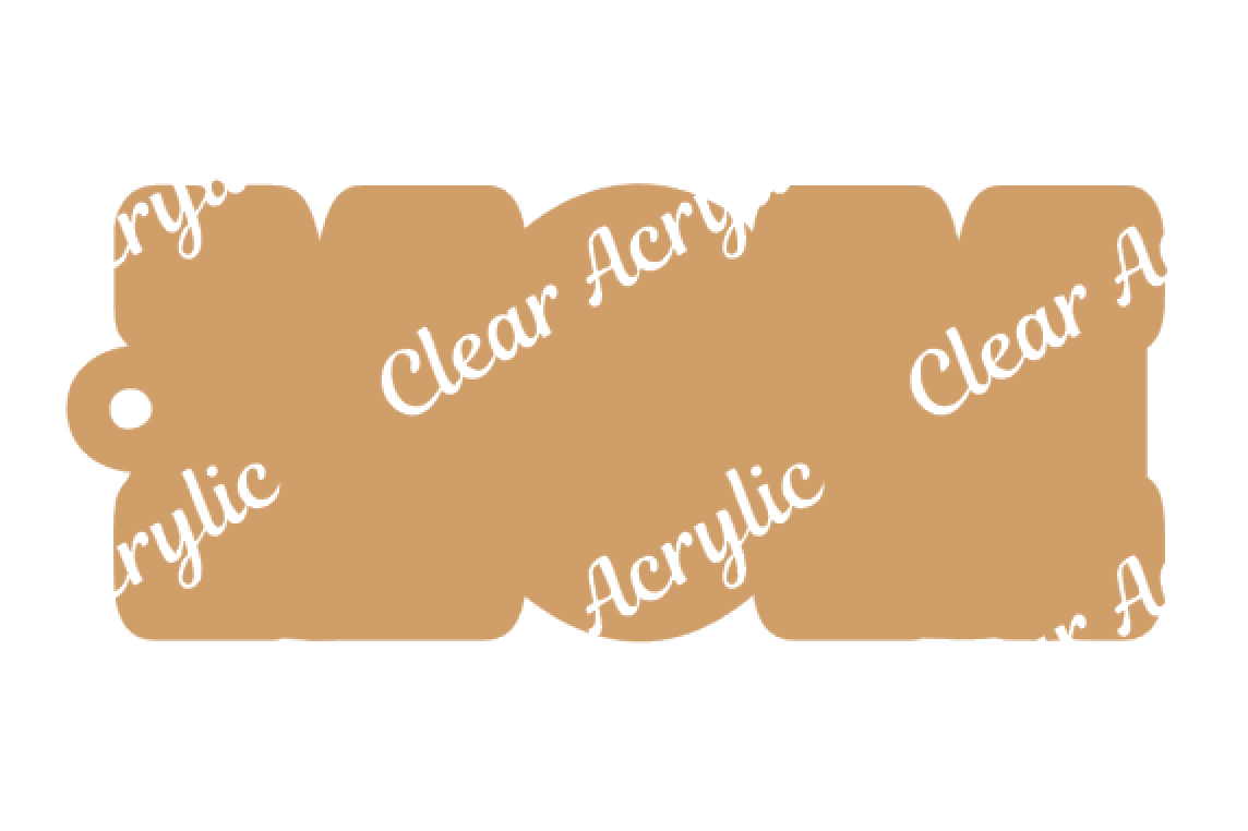 MOM word acrylic blank for key chains