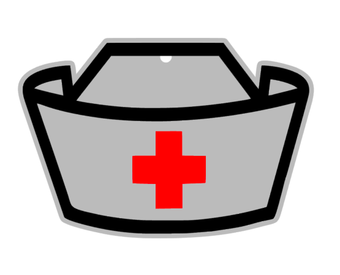 Nurses Hat Acrylic Blank