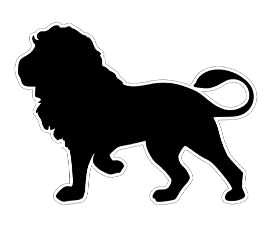 Lion Profile Acrylic Blank