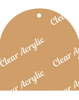 Basketball Ball Word Acrylic Blank