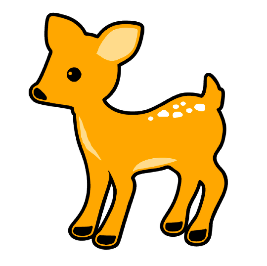 Baby Fawn Deer Acrylic Blank