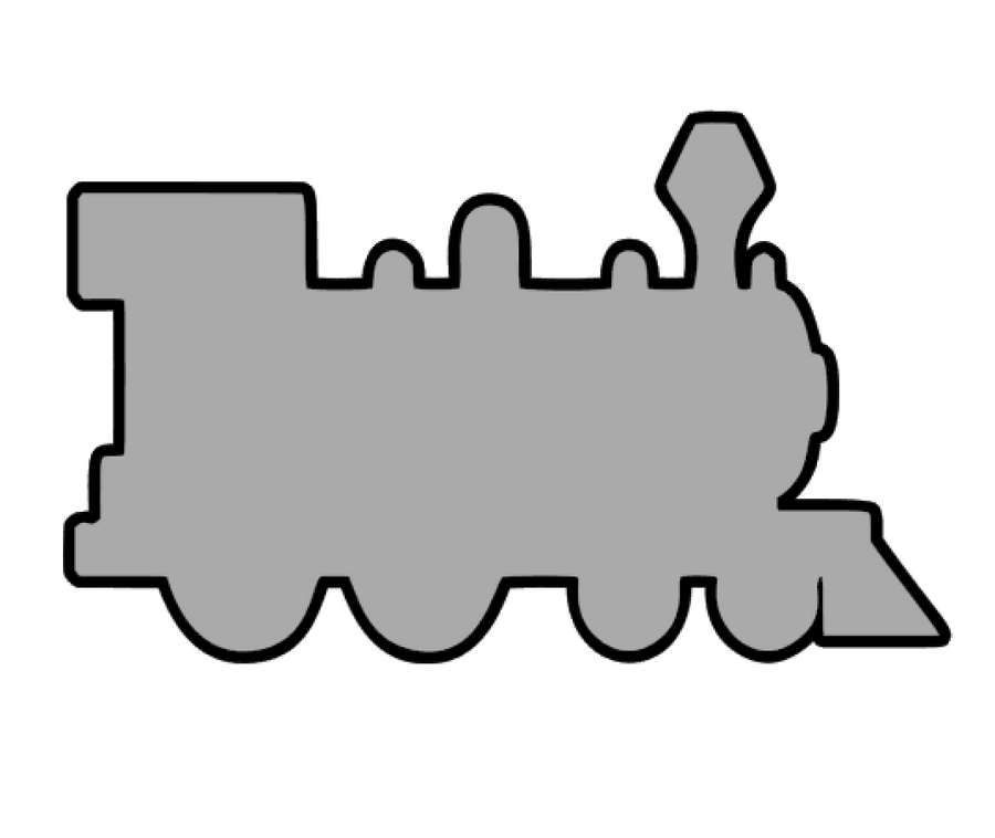 Train Engine Acrylic Blank