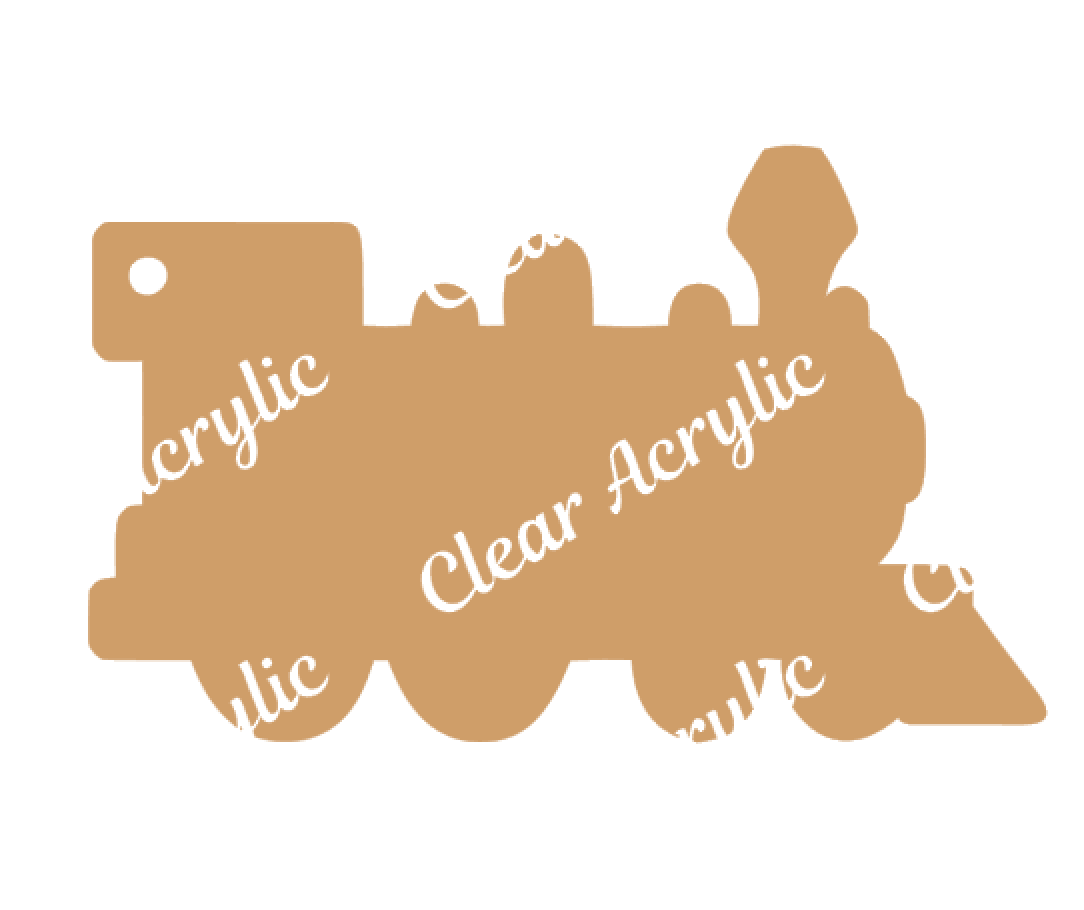 Train Engine Acrylic Blank
