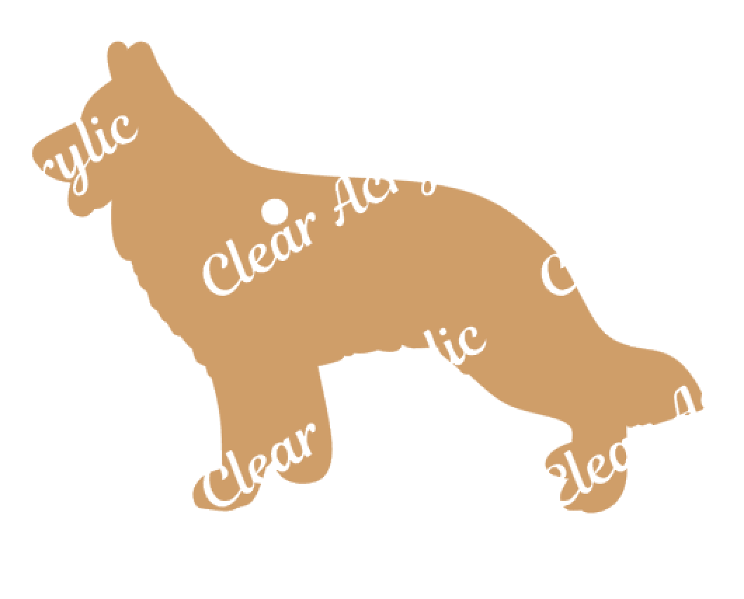 German Shepherd Acrylic Blanks