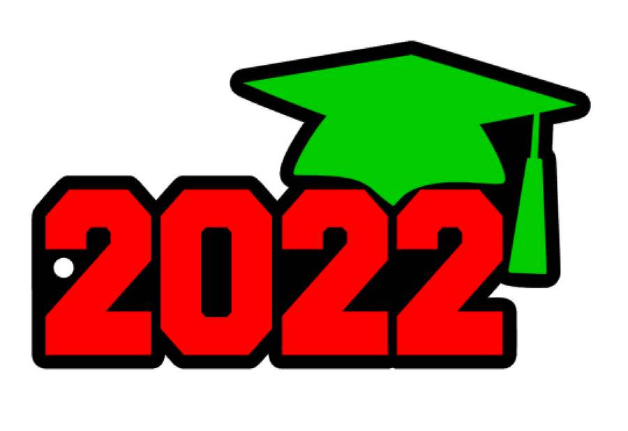 2022 Graduation Cap Acrylic Blank