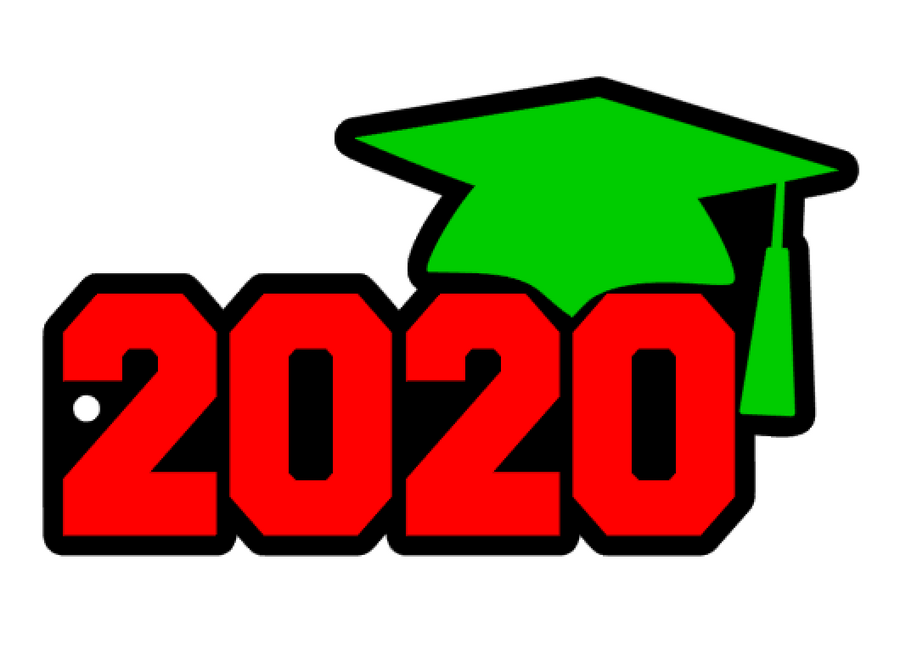 2020 Graduation Cap Acrylic Blank