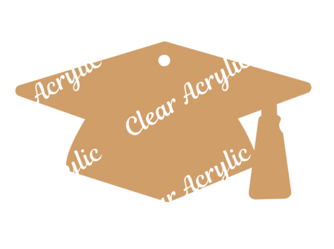 Graduation Cap Acrylic Blank