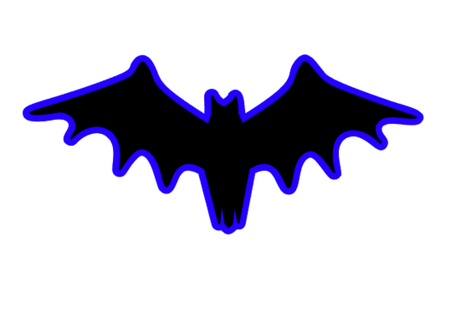 Halloween Bat Acrylic Blank