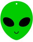 Martian Alien Head Acrylic Blank